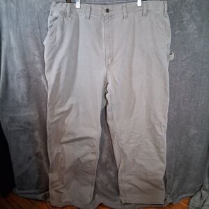 Carhartt B11 DES 44x34 Dungaree Fit Pants Dessert‎ Beige Duck Loose Inseam 32